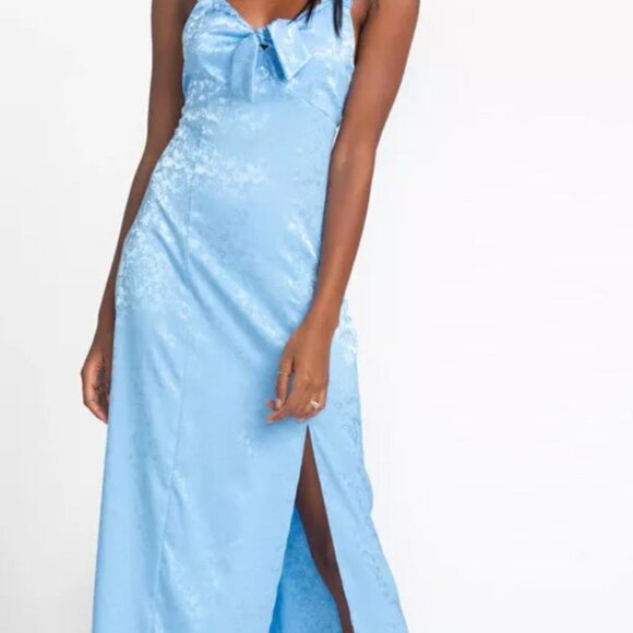 Show Me Your Mumu - Blue Slit Maxi Dress - Picture 3 of 4